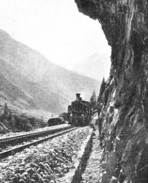 RACK AND ADHESION locomotives haul trains on the Furka-Oberalp Railway