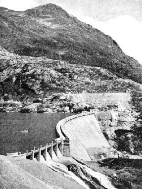 the Barberine Dam
