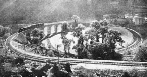 engineers on the Bernina Railway have used a spiral location near Brusio