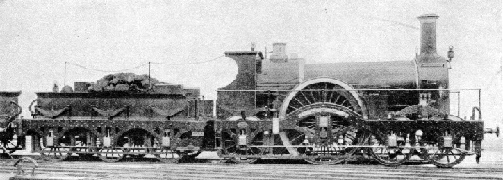 "Rover", a GWR 4-2-2 broad gauge engine