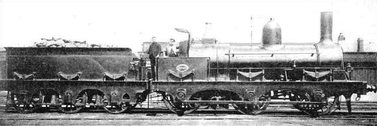 A Six-coupled locomotive once used on the London, Brighton and South Coast Railway
