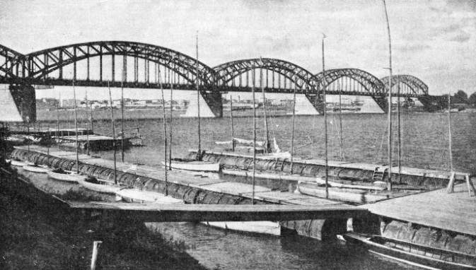 A railway bridge in Warsaw