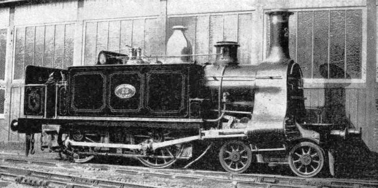 A 4-4-0 Tank Engine designed by William Adams for the North London Railway and built in 1868