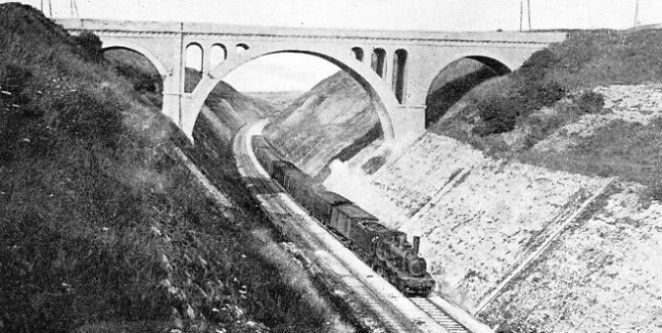 A DEEP CUTTING on the Northern Railway of France near Wimereux