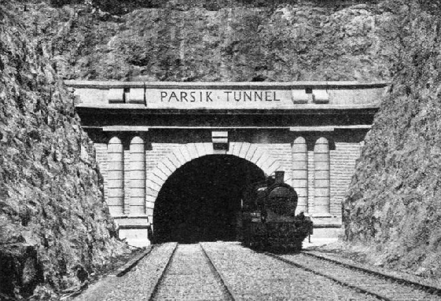 THE PARSIK TUNNEL on the Great Indian Peninsula Railway
