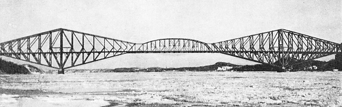 The Quebec bridge at Montreal