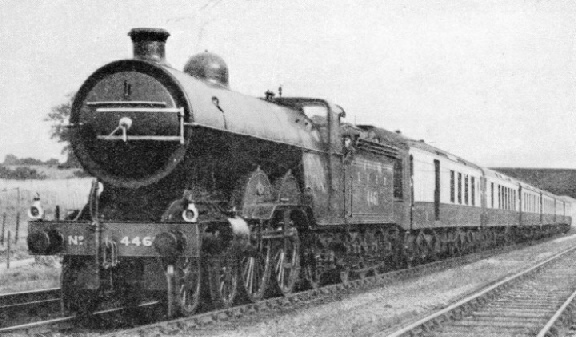 Ivatt's large-boilered "Atlantic" of 1902 seen on the "Queen of Scots" Pullman express