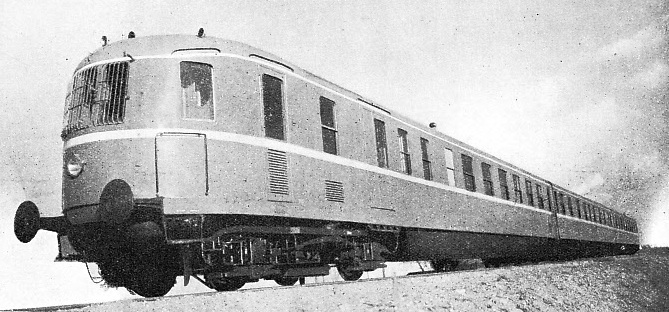 this modern Diesel-driven streamlined train makes a striking picture and represents the modernity of the Danish railways