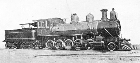 THE FIRST “DECAPOD” (2-10-0) BUILT BY THE BALDWIN LOCOMOTIVE WORKS FOR THE DOM PEDRO SECUNDO