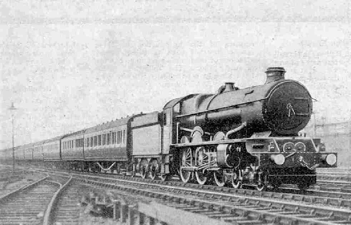 4-6-0 locomotive, No. 6005 King George II hauling the up Torbay Limited