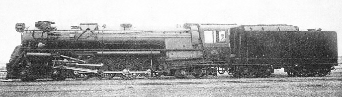 A 4-8-4 K class used to haul passenger expresses and also heavy goods trains in New Zealand