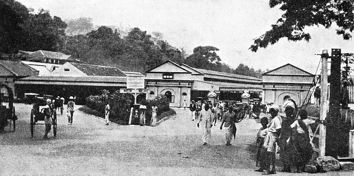 A view of Kandy Railway Station 