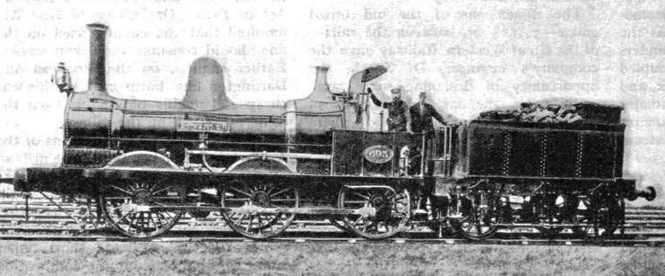 A Lancashire and Yorkshire Railway 0-6-0 built in 1867