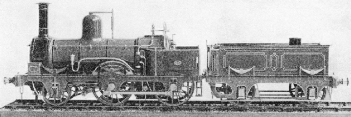 An engine built at Cardiff for the Taff Vale Railway