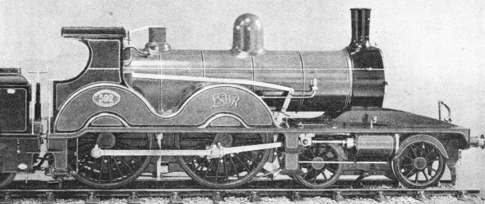 An express locomotive of 1892 designed by W Adams
