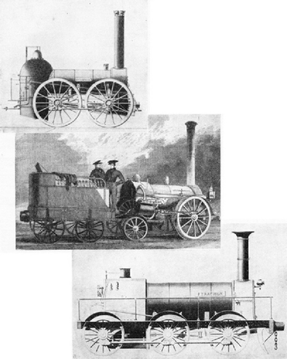 The "Liverpool", "Northumbrian" and "Pyracmon" engines
