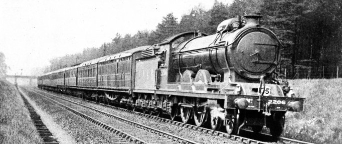 AN ATLANTIC 4-4-2 EXPRESS ENGINE, formerly of the North Eastern Railway