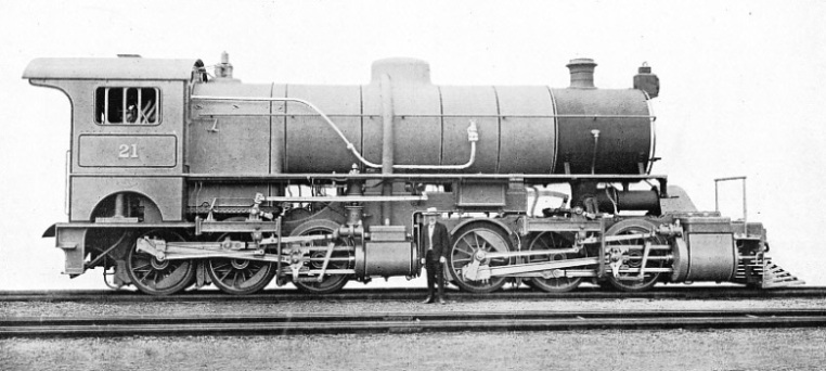 A BRITISH-BUILT 0-6-6-0 LOCOMOTIVE FOR HAULING THE TRAINS OVER THE NANKOW PASS UPON THE PEKING-KALGAN RAILWAY