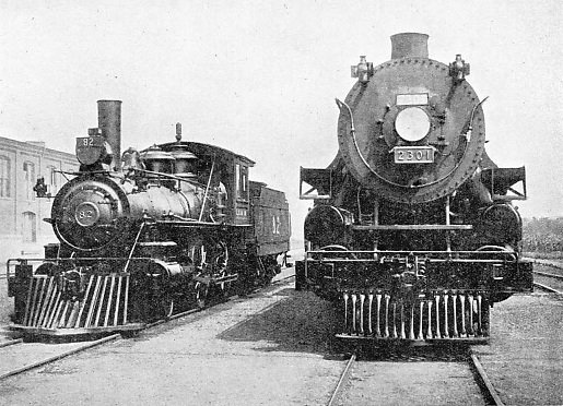 EARLY 4-4-0 AND MODERN 4-6-2 CANADIAN ENGINES