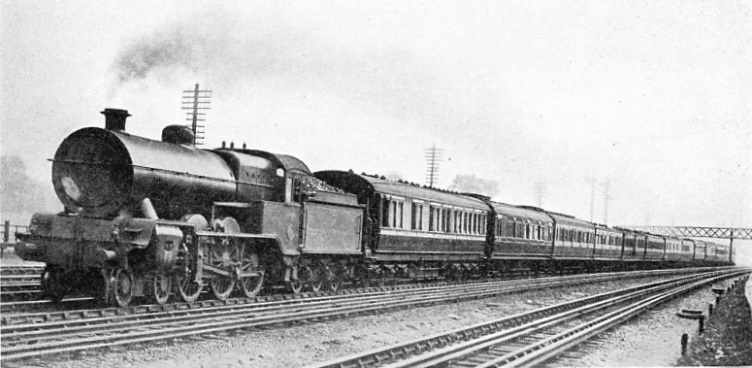 A Lancashire and Yorkshire Engine hauling a West Coast Express
