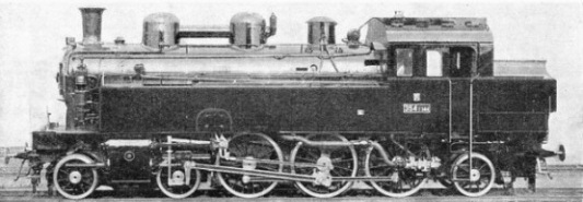 4-6-2 TANK LOCOMOTIVE in service in Czechoslovakia