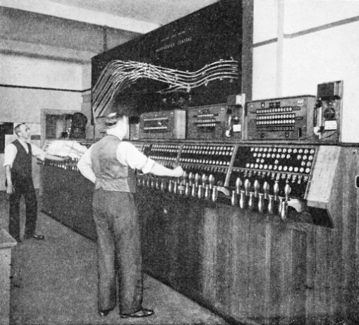 Interior of the power signalling box, Manchester Central Station