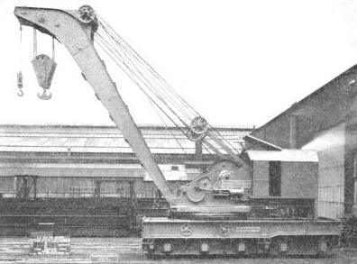 A sixty-five tons breakdown crane built for the Kowloon-Canton Railway