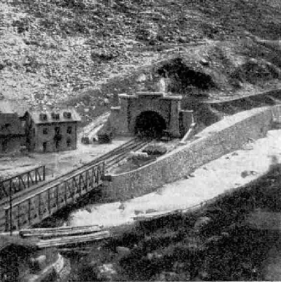 The Northern Portal of the St. Gotthard Tunnel