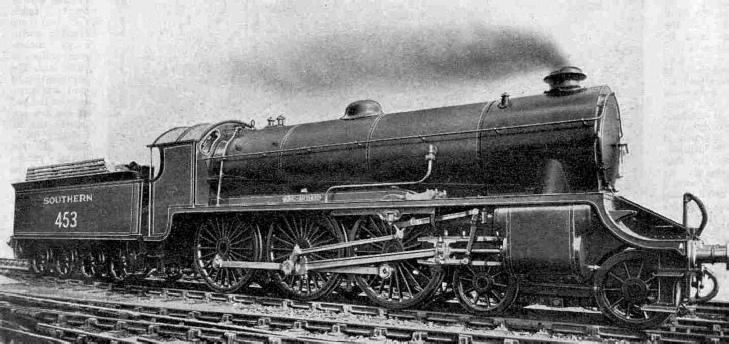 No. 453 King Athur, the original of the 4-6-0 type of express passenger locos of the Southern Railway