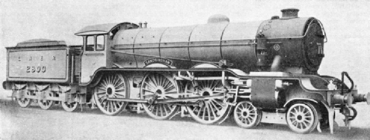 "Sandringham", a three-cylinder express locomotive of the LNER