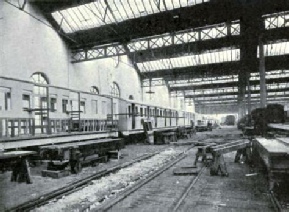CARRIAGE-BUILDING, ST. ROLLOX WORKS, Caledonian Railway