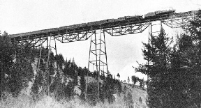 THE “NORTH COAST LIMITED”, a transcontinental express, crossing the Marent Viaduct