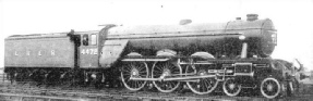 The "Flying Scotsman" Paciic-type locomotive