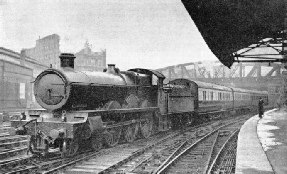 The "Cheltenham Flyer" outside Paddington Station