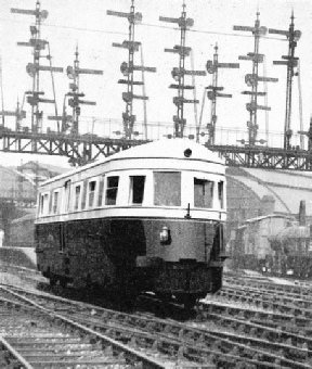 Armstrong Whitworth rail-buses of this type are employed on local services involving frequent stops