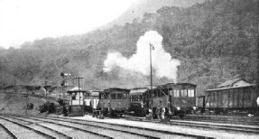 AT THE FOOT OF THE INCLINES up which trains on the São Paulo Railway are hauled by endless ropes