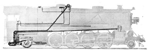 SCHEMATIC DIAGRAM OF BOOSTER AS APPLIED TO THE LOCOMOTIVE