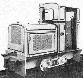 This small Diesel locomotive weighs 4½ tons