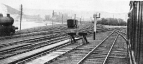 Complicated track construction at Llandudno Junction on the LMS