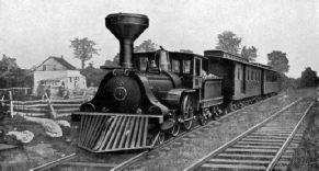 CARILLON AND GRANVILLE RAILWAY TRAIN