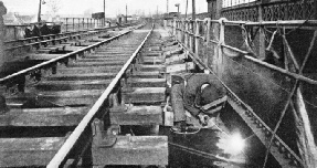 Welding on the Sharnbrook Viaduct