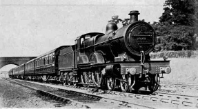 Up Manchester-London Express hauled by LMS 4-4-0 Compound