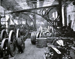 The Wheel Shop at Gateshead, North Eastern Railway