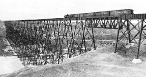 LETHBRIDGE VIADUCT, spanning the Belly River in Alberta