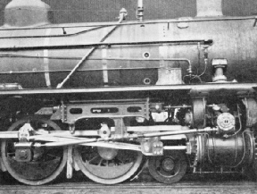 Rotary cam valve gear on a South African Railways locomotive