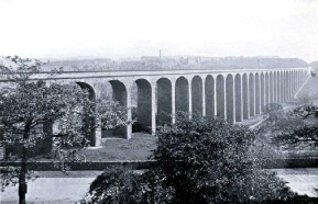 The Lockwood viaduct, near Huddesfield, Lancashire & Yorkshire Railway
