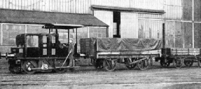 A 15-TONS DIESEL LOCOMOTIVE of 100 hp built by Sir W. G. Armstrong-Whitworth and Co.