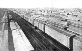 The Canadian Pacific Railway Co’s concentration yards at Winnipeg