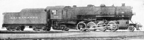 POWERFUL “MIKADO” LOCOMOTIVE BUILT FOR THE DELAWARE, LACKWANNA, AND WESTERN RAILROAD, 1922