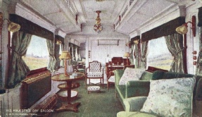 Inside the King’s Carriage, London & North Western Railway